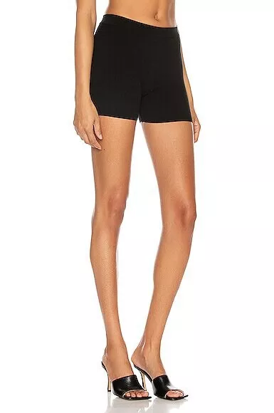 JACQUEMUS “Le Short Arancia” ribbed-knit shorts in black🖤🖤🖤