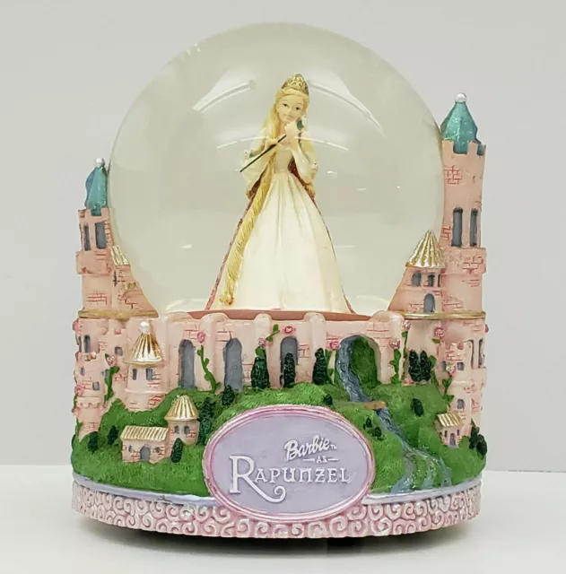 Barbie rapunzel snow globe deals