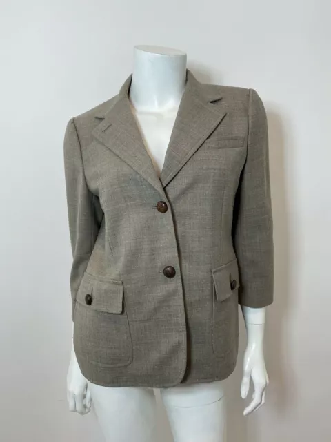 Boy by Band of Outsiders Wool Blazer in Light Brown Size 10