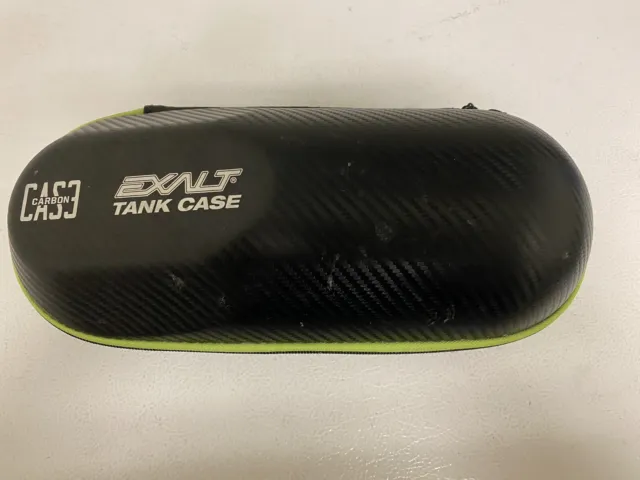 Used Exalt Universal Carbon Tank Case with Green Interior