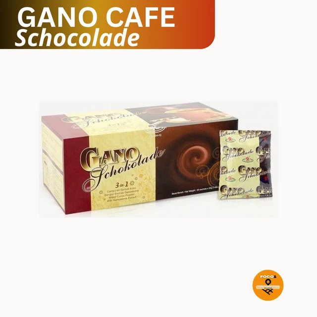 Gano Exel Cafe 3 In 1 Coffee Enriched With Ganoderma Lucidum Chocolate 