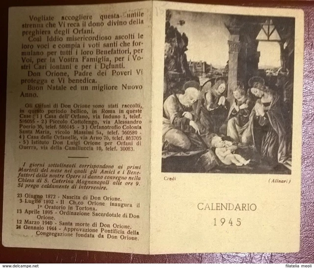 Semestrino 1945 Soggetto Religioso