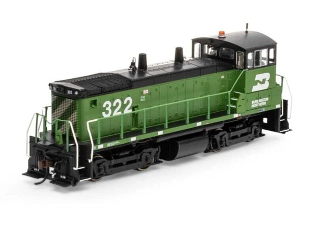 HO Scale Athearn 28667 Burlington Northern BN SW1500 322 DCC ready