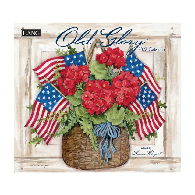 LANG OLD GLORY 2023 Wall Calendar w 5.40 PicClick