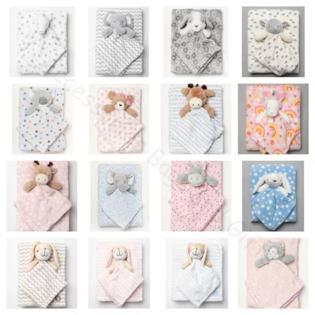 Baby Blanket & Comforter Gift Set Snuggle Tots Girls Boys  Christmas Gift  abg