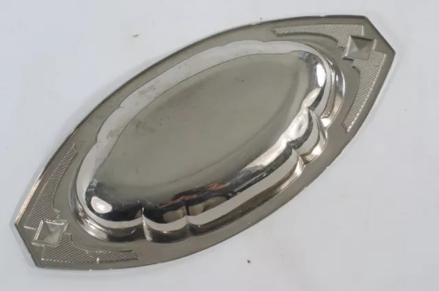 Art Nouveau tray metal nickel plated? 3