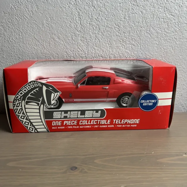 Ford Mustang Shelby GT-500 Car Home Telephone with Cord-One Piece Collectible