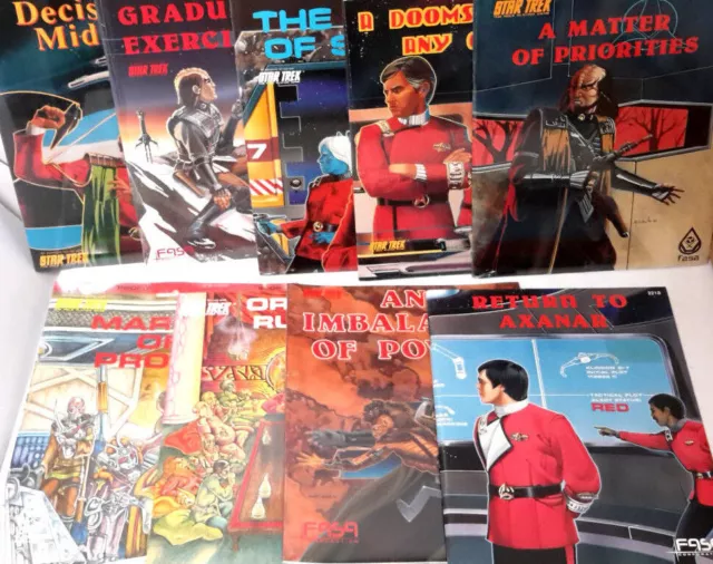 1980s FASA Star Trek RPG Modules-  Role Playing Game- Your Choice of 25+