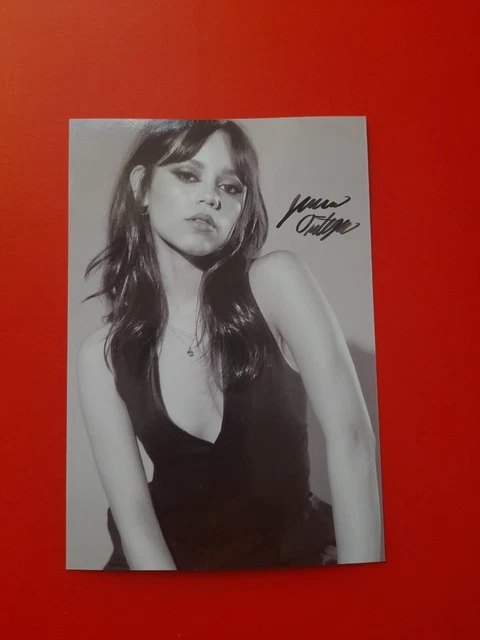 Jenna Ortega  Autographed 6X4 Photo