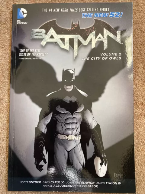 Batman Vol. 2: The City of Owls (The New 52) by Scott Snyder (Paperback, 2013)