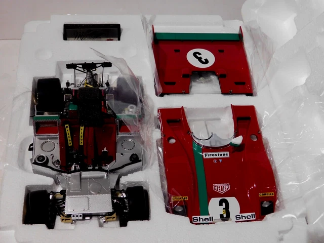 FERRARI 312P N 3 WINNER TARGA FLORIO 1972 A.MERZARIO S.MUNARI Gmp G1804111 1:18
