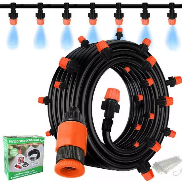 Kit Irrigazione Acqua Nebulizzazione Gazebo Ombrellone Giardino 10 15 20 M