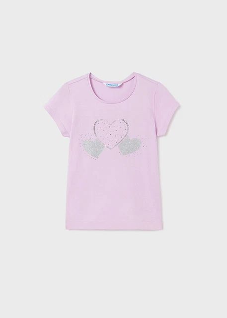 T-shirt donna palestra 500 ESSENTIALS regular fit 100% cotone corallo