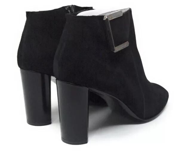 Robert Clergerie Womens Toli Ankle Boot Black Suede EU 40.5 US 10 3