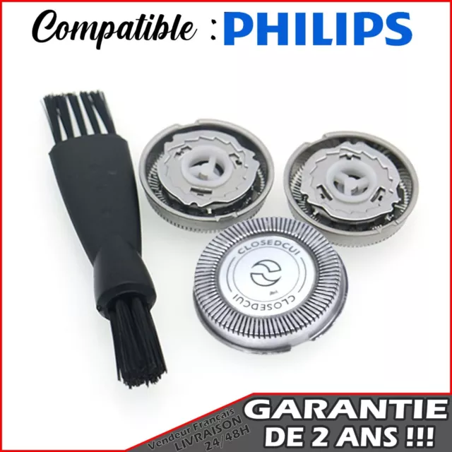 3x Pièce de rechange Rasoir Lames Embouts pour Philips HQ3 HQ4 HQ55 HQ56 HQ6405