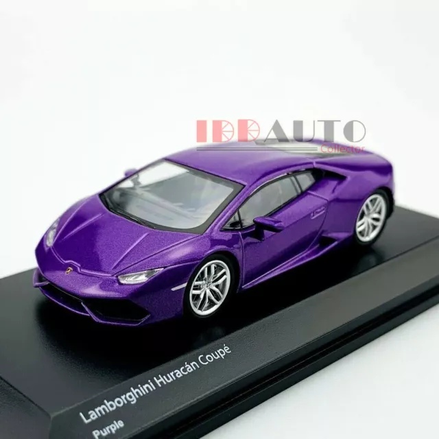 Kyosho Lamborghini Huracan Coupe 1/64 Diecast Model Car Purple Ks07045A2