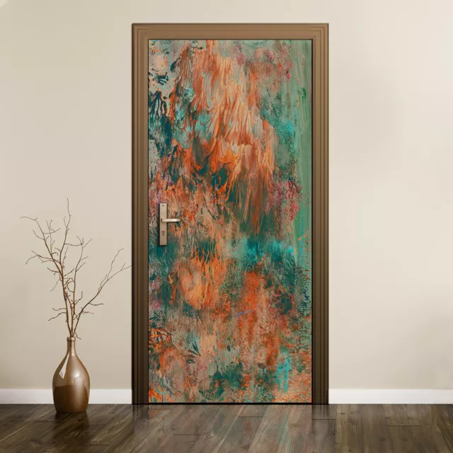 Removable Door Sticker Mural Home Decor Decal Wrap Painting Abstract Picture