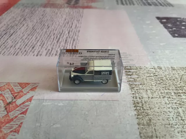 Citroen 2CV Azu Cream Nivea Brekina 1/87 Ho Miniature Cars Citroen 2CV Azu Cream Nivea Brekina 1/87 Ho Miniature Cars