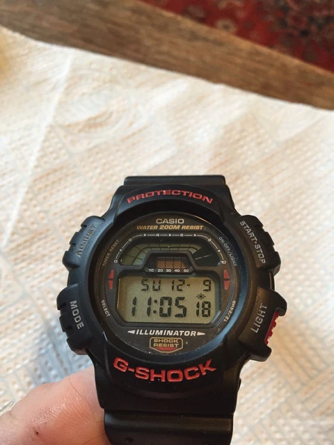 VINTAGE CASIO DW-8700 G-Shock Fox Fire Japan