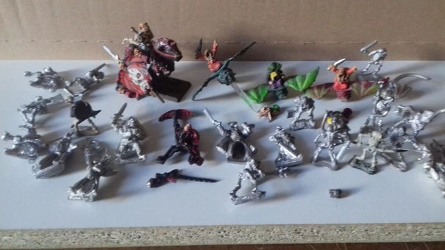 Warhammer Gameworkshop - Lot de figurines skeleton maraudeur et divers - Plomb