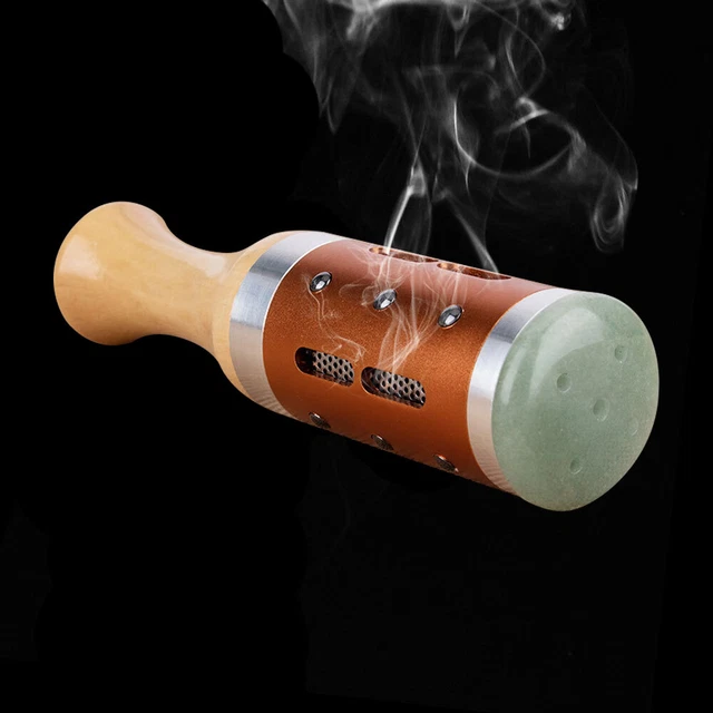 Wormwood moxa stick Warm Moxibustion Jade Body Massage Lodestone Rotatable