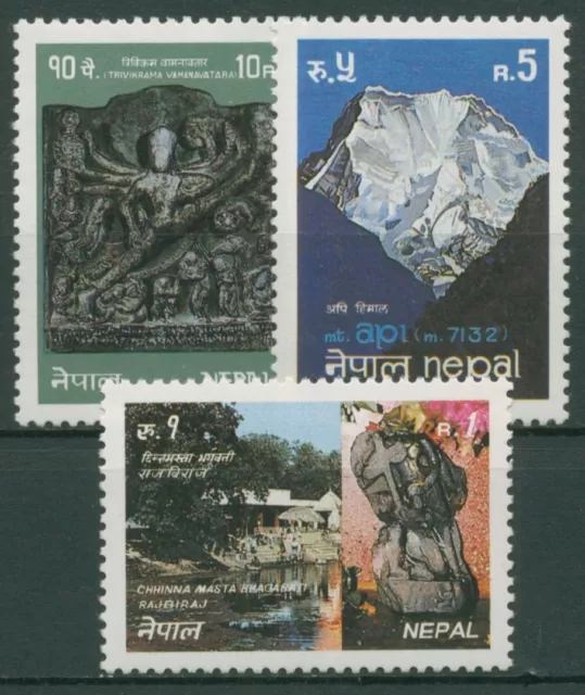 Nepal 1984 Tourismus Tempel Gebirge 447/49 postfrisch