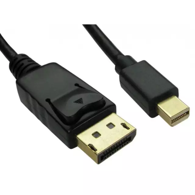 2m Mini DisplayPort to DisplayPort Cable Pc Laptop to Monitor Lead Male to M DP