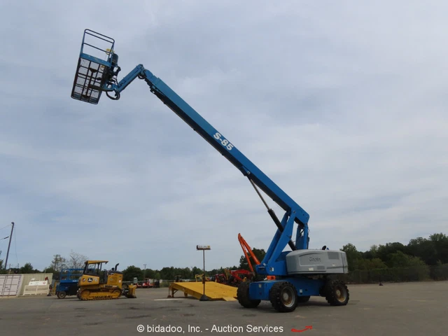 2014 Genie S85 85' 4WD Diesel Telescopic Boom Lift Man Aerial