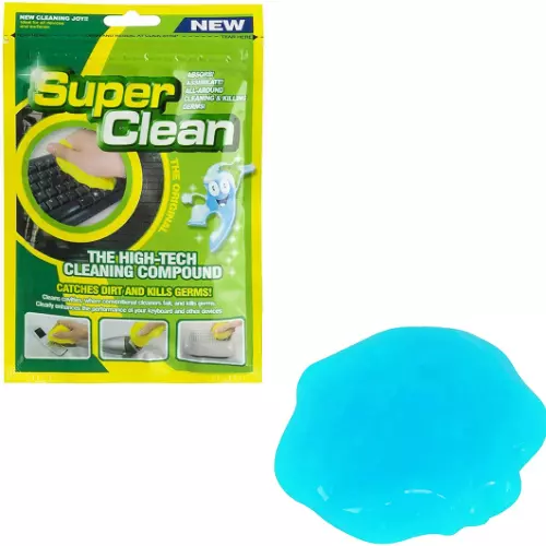 Super Clean Keyboard Cleaner Dust Dirt Remover Car NEW Magic Gel Putty - Blue