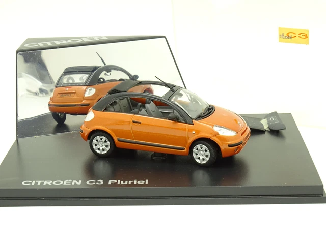 Maquette Voiture Citroën C3 Pluriel 1/43 Norev - Coque Plastique, Couleur Verte - Neuf - Échelle 1:43 - Pour Collection