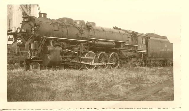 6K612 RP 1940s/1950s BAR BANGOR & AROOSTOOK RAILROAD ENGINE #121