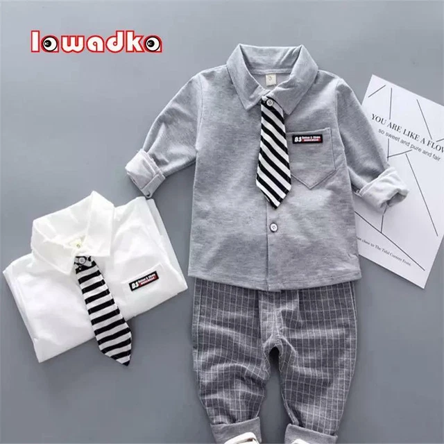Baby Jungen Kleidung Kleikind Anzug Hosen Hemd Hochzeit Taufanzug Bekleidungsset