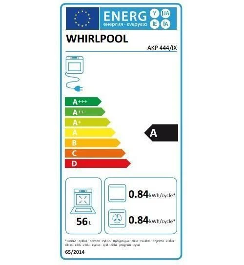 Whirlpool AKP 444/IX 56 L A Noir, Acier inoxydable 3