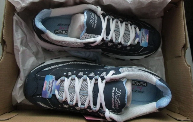 Skechers D’Lites Life Saver Womens Size 8.5 - Air-Cooled Memory Foam  11860 Blue