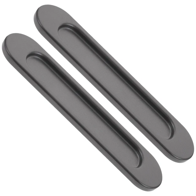 2 Pcs Barn Door Reliable Recessed Sliding Door Handles for Decor Home