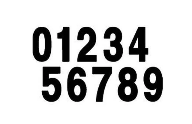 DIRT DIGITS PD43B-9 Pro Digit Stick-On 4in. Black Number - 9 $23.65 ...