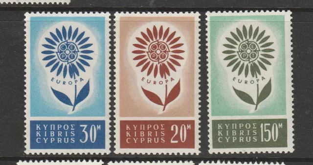 Cyprus 1964 Europa UM/MNH SG 249/51