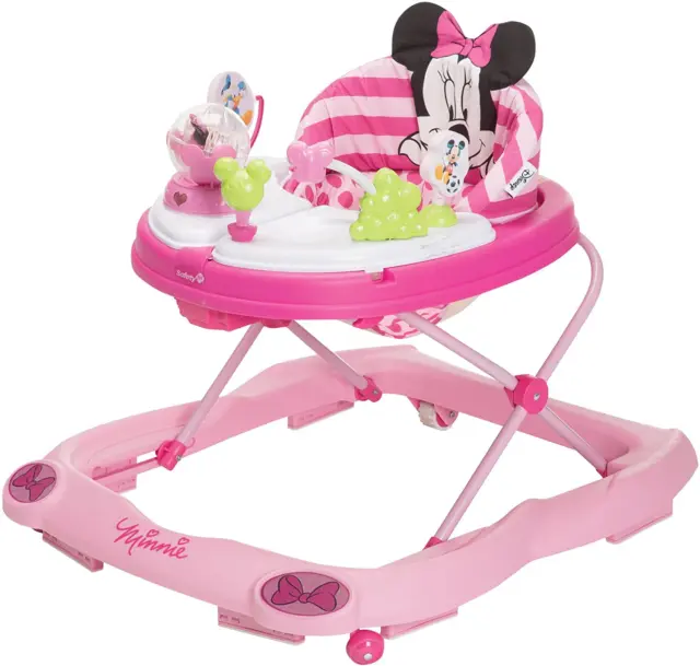 Disney Minnie Mouse Glitter Music and Lights Walker Kids New Toy Gift