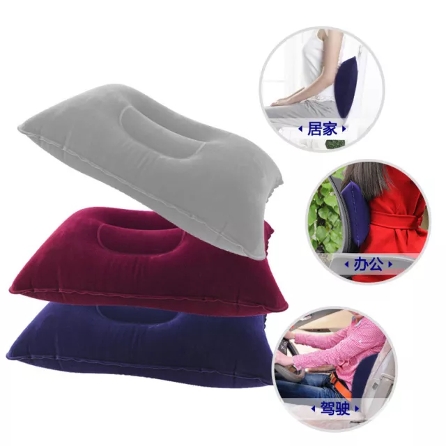 1X Portable Ultralight Inflatable Air Pillow Cushion Travel Hiking Camping Rest