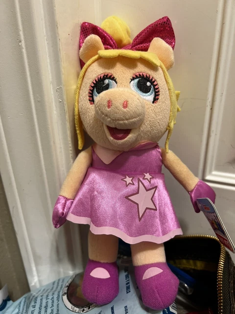 NWT Muppet Babies Disney Junior Miss Piggy Plush Doll 9" Target Exclusive