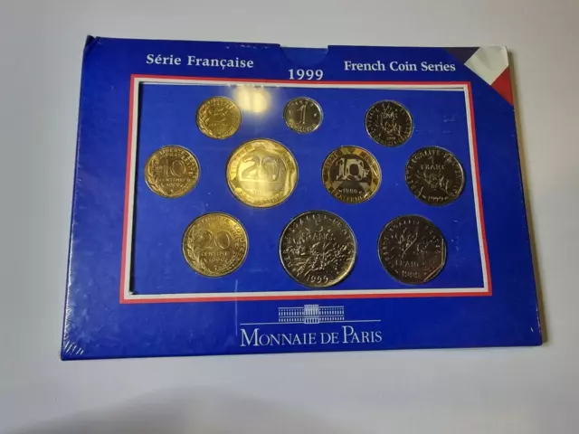 coffret BU serie Française FRANC 1999 NEUF