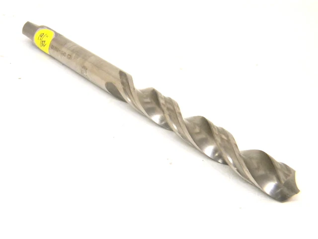 NEW SURPLUS MOHAWK USA STRAIGHT SHANK 19/32" TWIST DRILL .5937" Bright Finish