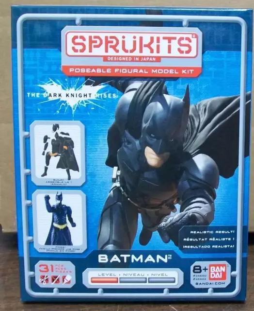Bandai Sprukits  DC Comics Batman The Dark Knight Rise Model Kit, Level 1 31pcs
