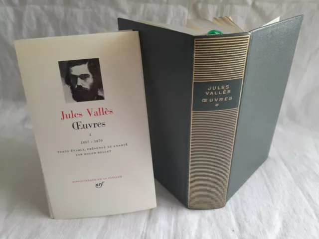 La Pleiade Jules Valles Oeuvres Tome 1 Reliure 1857-1870