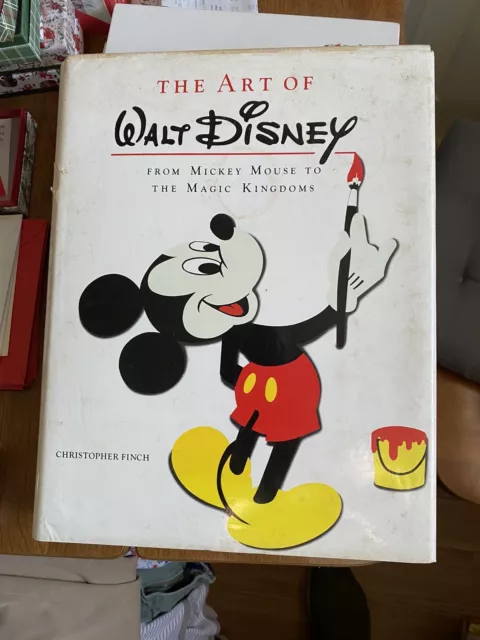 The Art of Walt Disney Finch Abrams 1983 First Ed. Hardcover Coffee Table Book