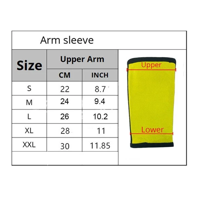 ARM TRIMMERS PAIR Weight Loss Slimmer Wraps Men & S2XL Size Women