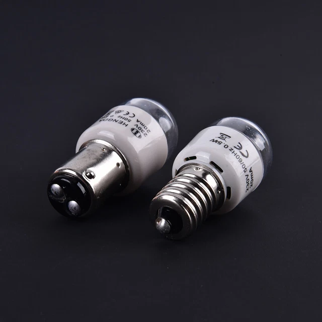 Lámpara de costura LED Blub BA15D/E14 Ilumina 0,5W CA 190-250W Máquina de coser ZF