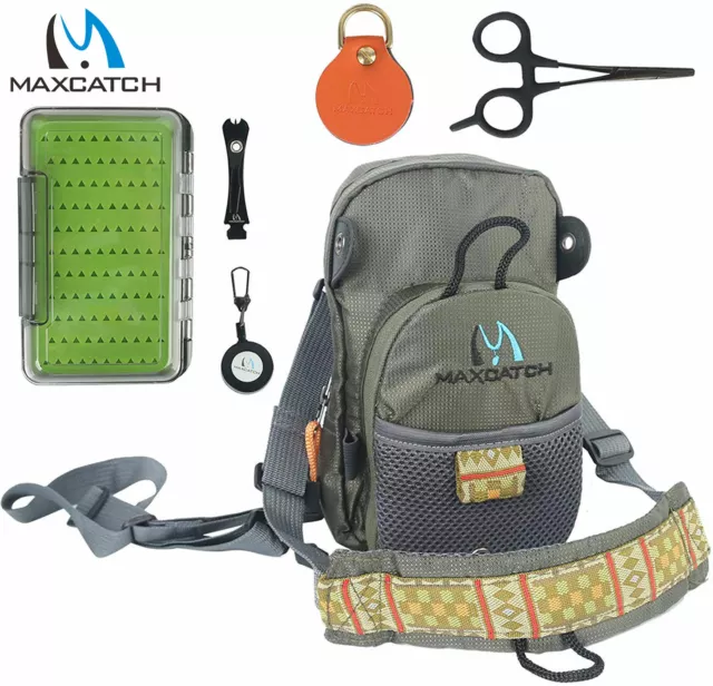 Maxcatch Fly Fishing Chest Bag Lightweight Chest Pack Outdoor Sports Pack
