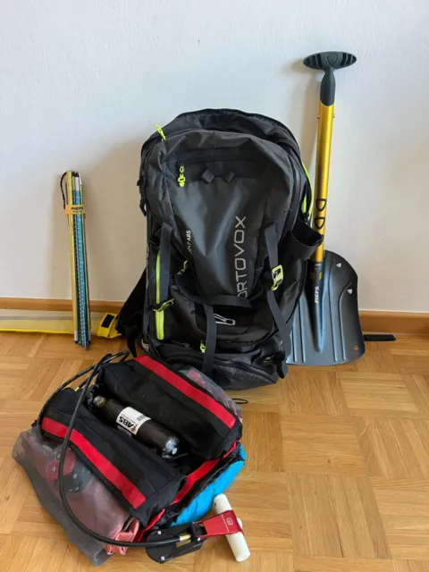 Ortovox TOUR 32+7 Rucksack ABS inkl. Patrone+Sonde+Schaufel+LVS Komplettset