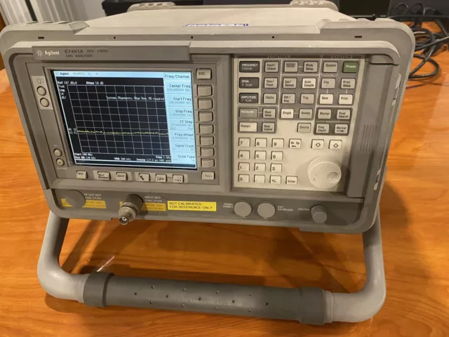 Agilent E7401A 9 kHz to 1.5 GHz EMC / Spectrum Analyzer - Working